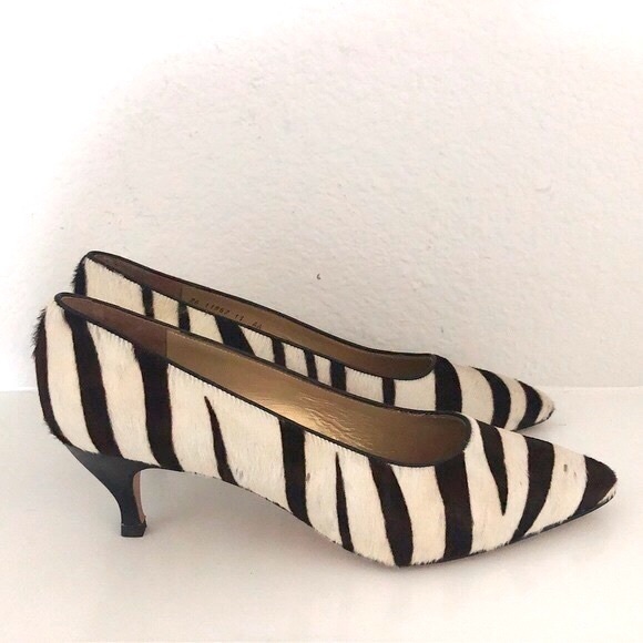 Martinez Valero Shoes - MARTINEZ VALERO 80’s MADE IN SPAIN ZEBRA PUMPS AA